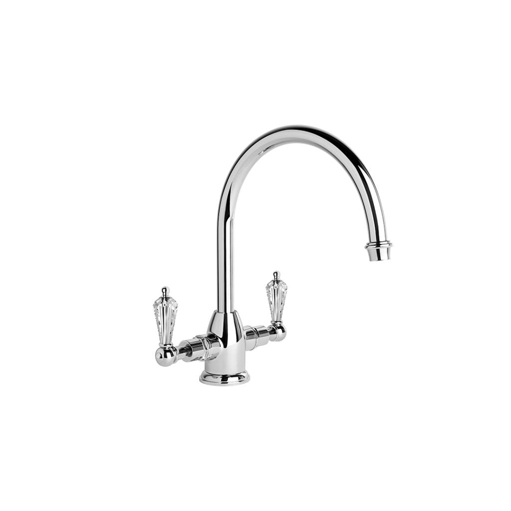 Neu England Kitchen Mixer with Kristall Levers