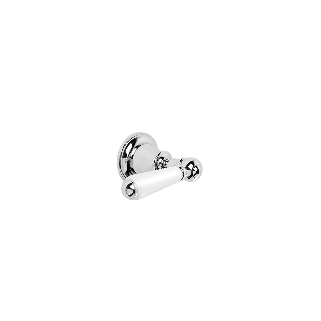 Neu England Diverter with White Porcelain Lever