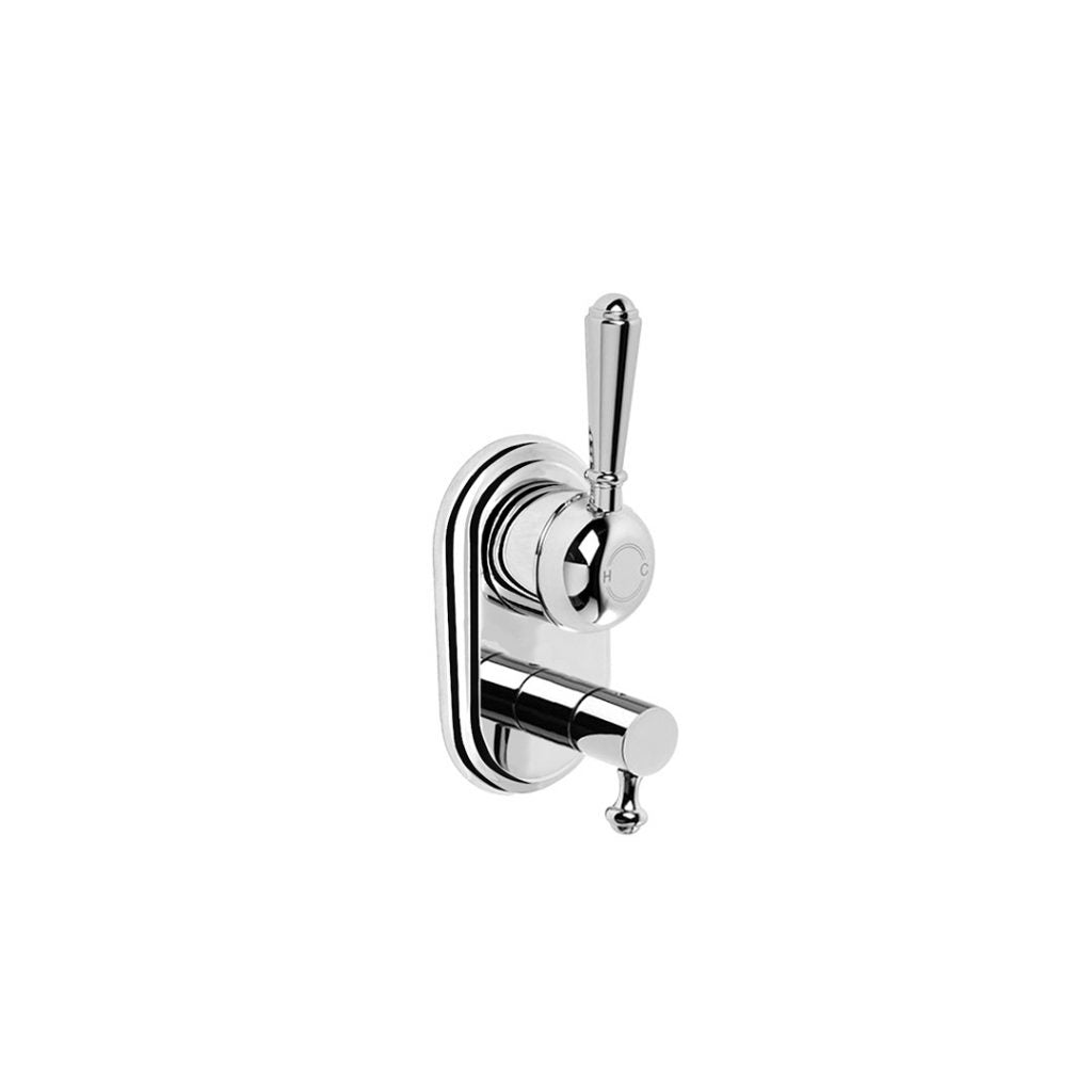 Neu England Mixer Diverter with Metal Lever