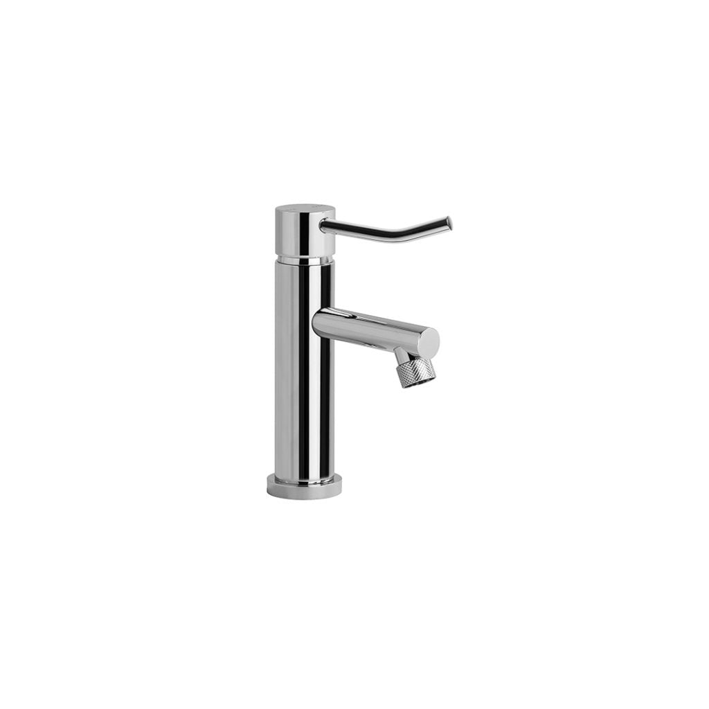 Yokato Basin Mixer with Upswept Lever