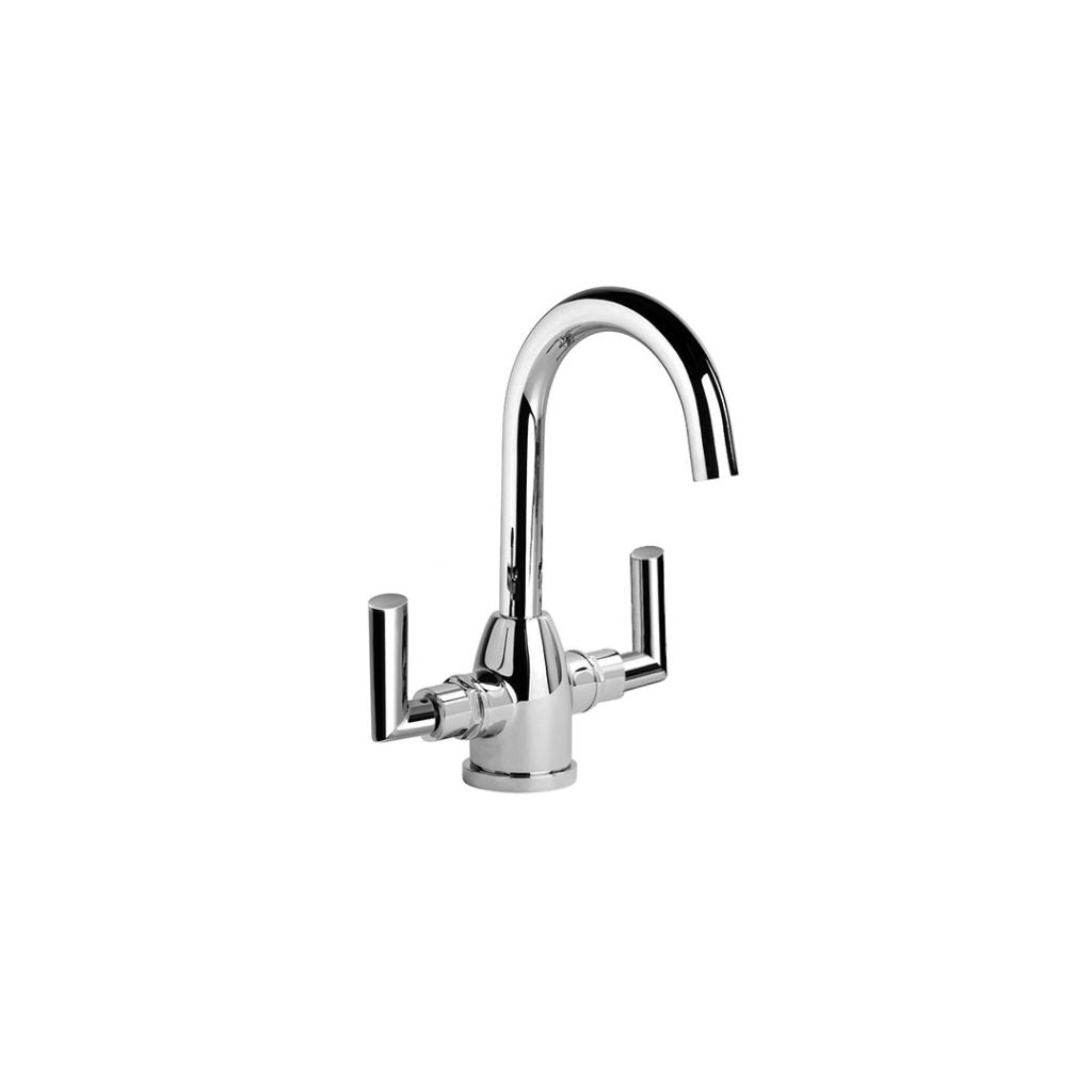 City Plus Basin Mixer with D Levers