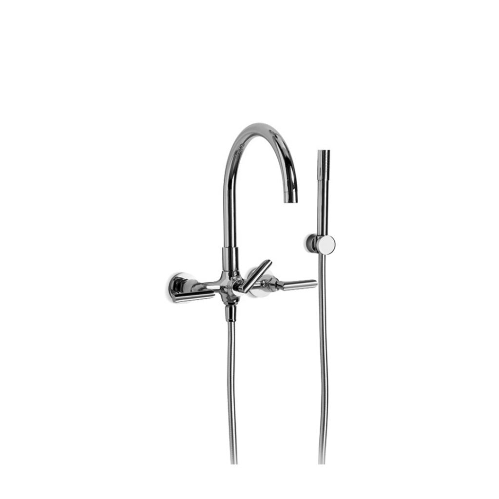 City Plus Bath/Handshower Mixer with D Levers