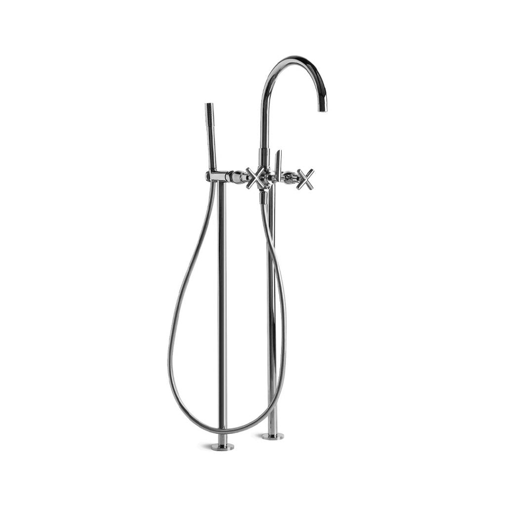 City Plus Bath Mixer with Cross Handles