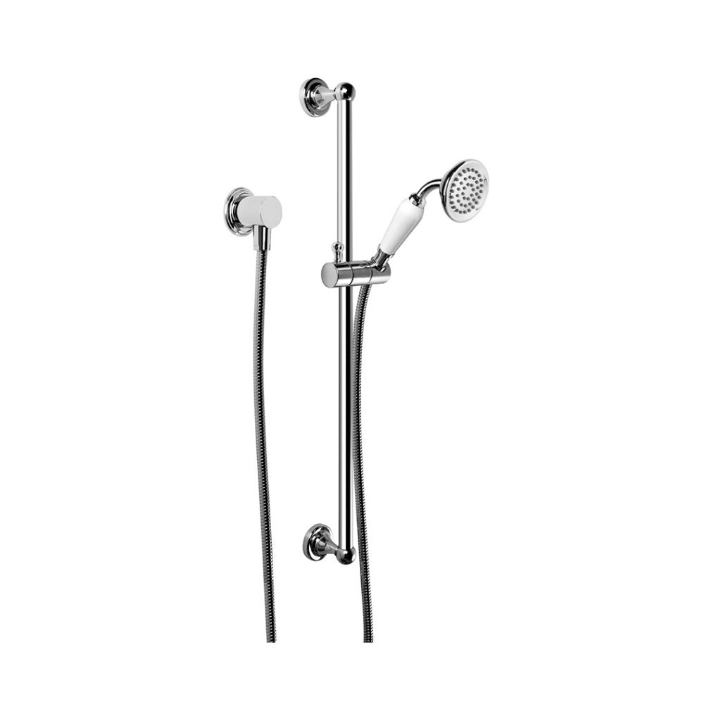 Neu England Handshower with White Porcelain Handpiece