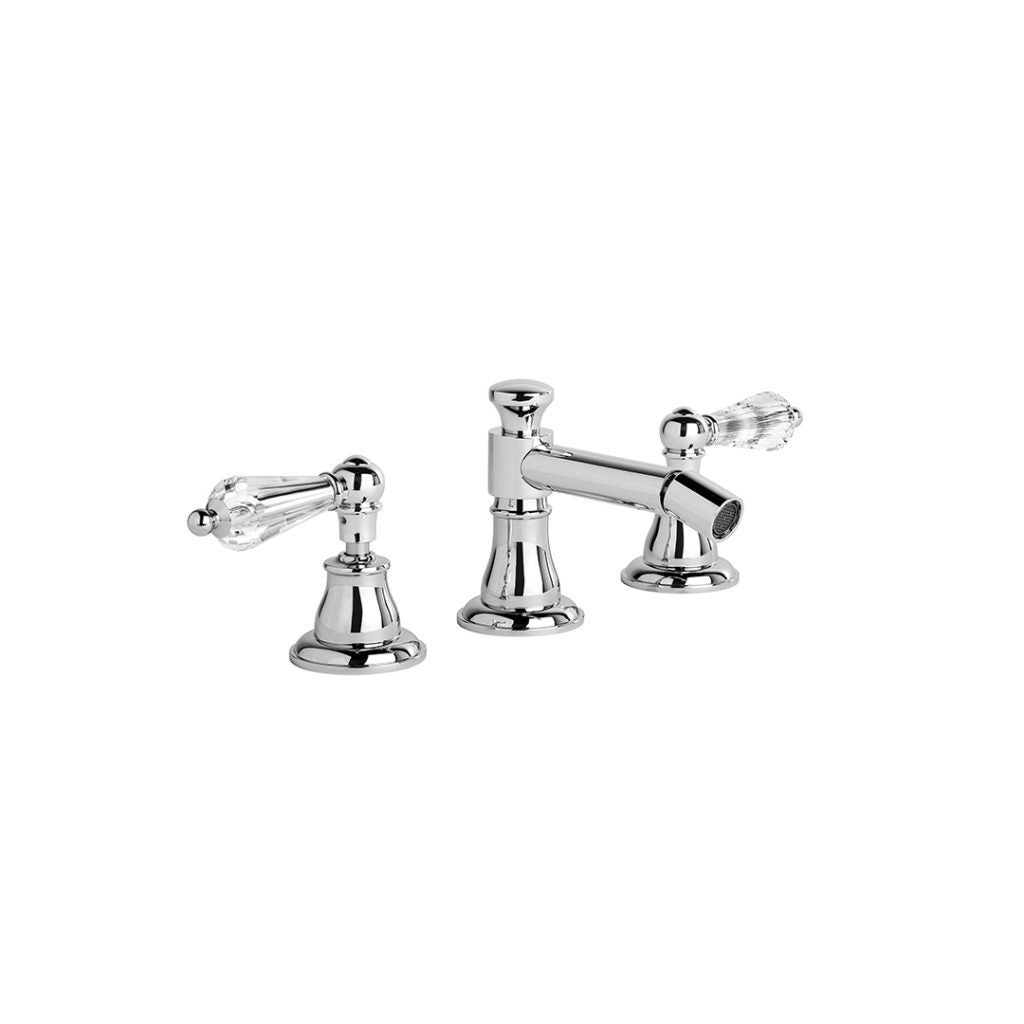 Neu England Bidet Set with Kristall Levers