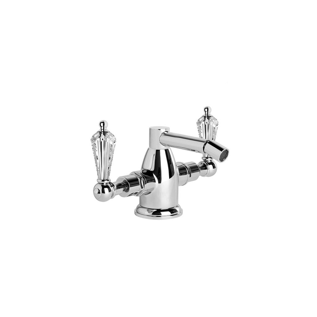 Neu England Bidet Mixer with Kristall Levers