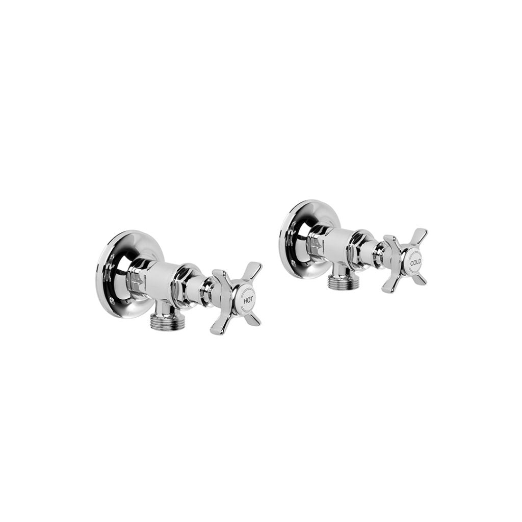Neu England Washing Machine Taps with Cross Handles