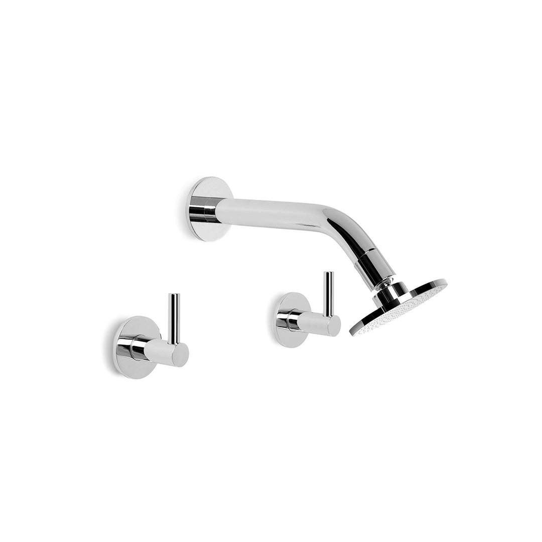 Yokato Shower Set with 100mm Rose and Metal Levers
