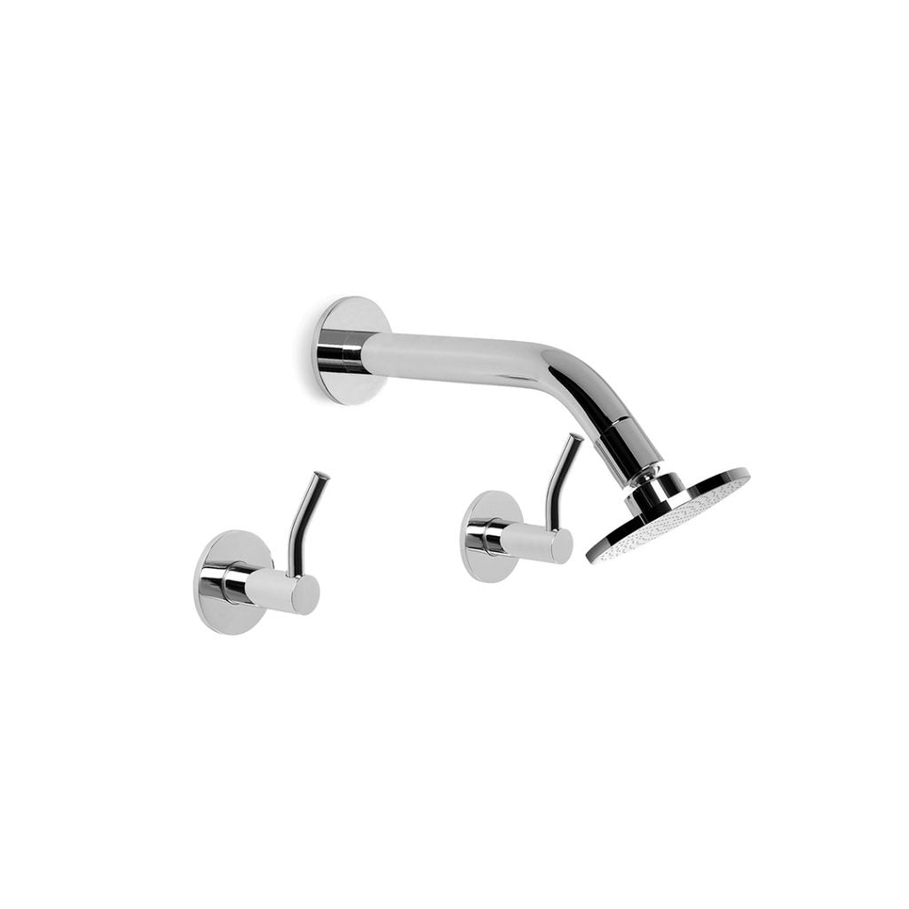 Yokato Shower Set with 100mm Rose and Upswept Levers