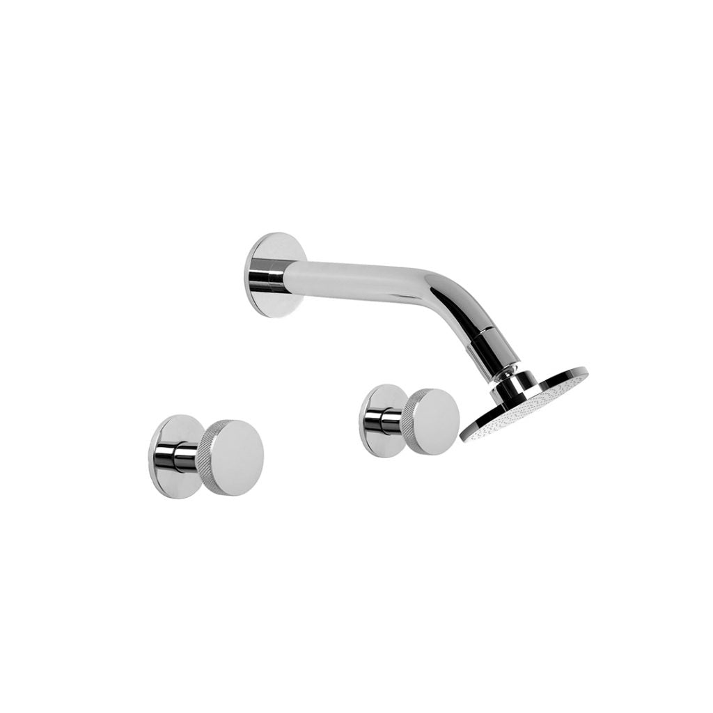 Yokato Shower Set with 100mm Rose and Disc Handles