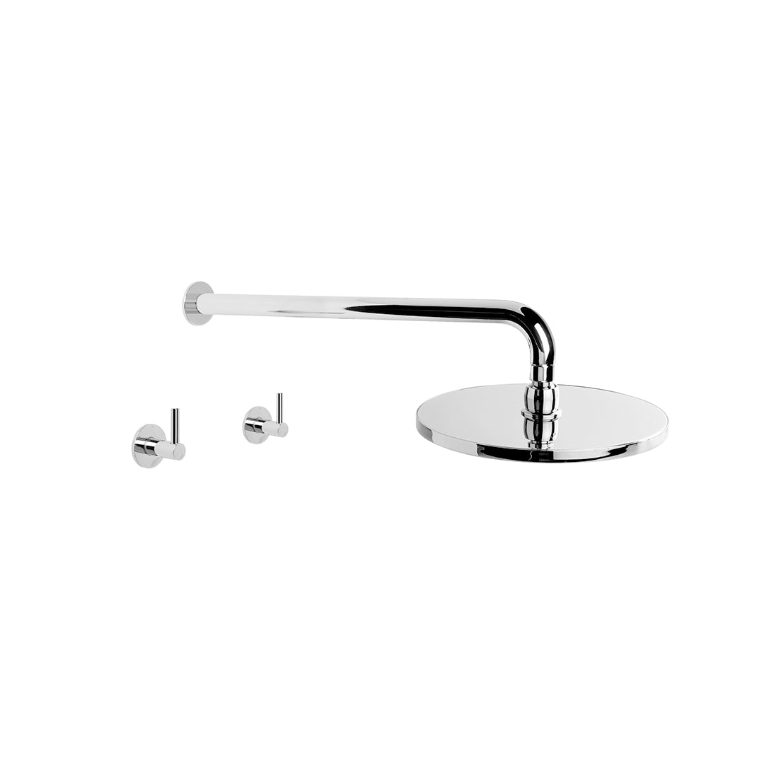 Yokato Shower Set with 225mm Rose and Metal Levers