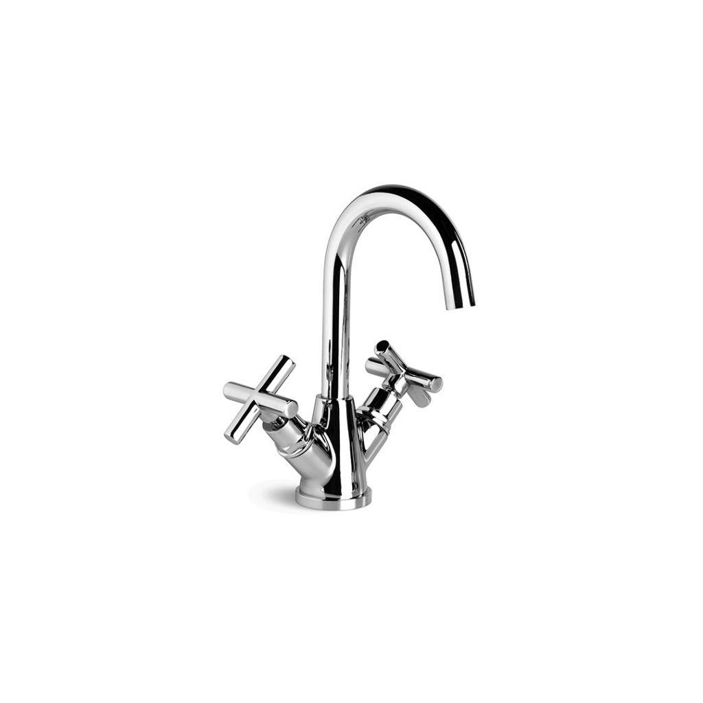 City Plus Basin Mixer with Cross Handles