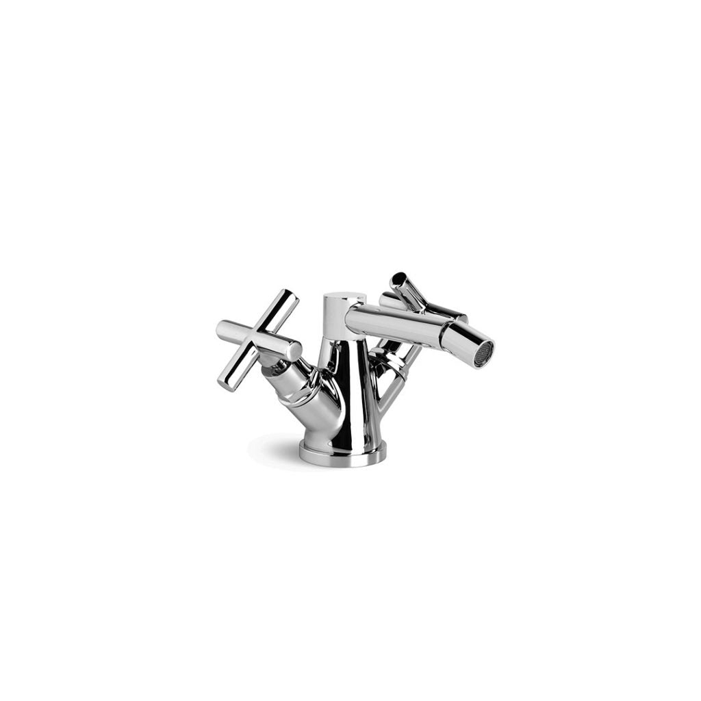City Plus Bidet Mixer with Cross Handles