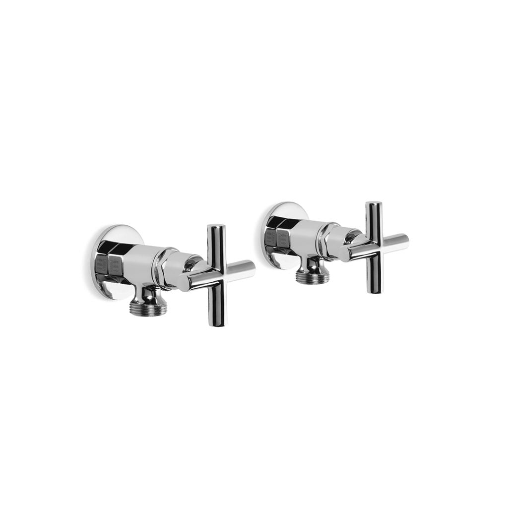City Plus Washing Machine Taps with Cross Handles