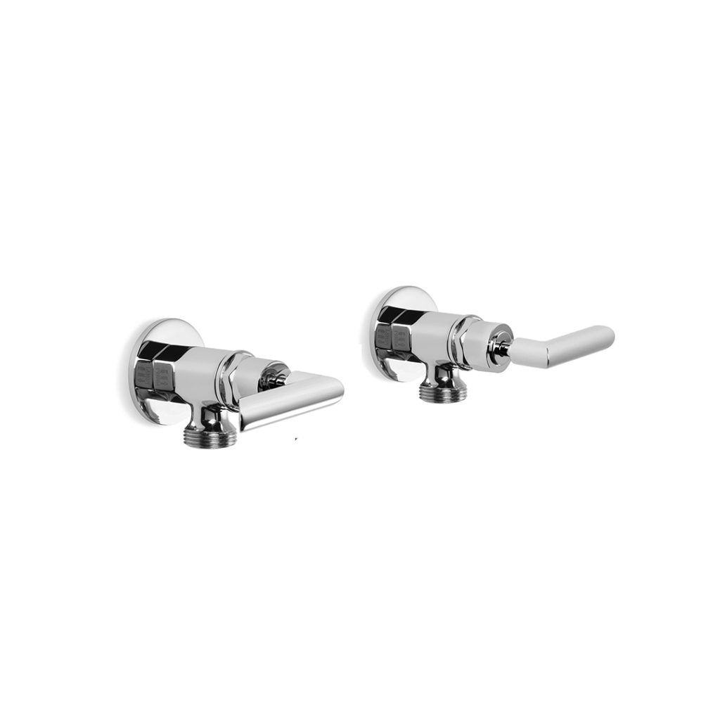 City Plus Washing Machine Taps with B Levers